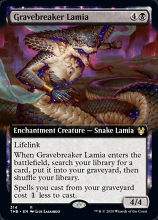 Gravebreaker Lamia (Extended Art) [Theros Beyond Death] | Exor Games New Glasgow