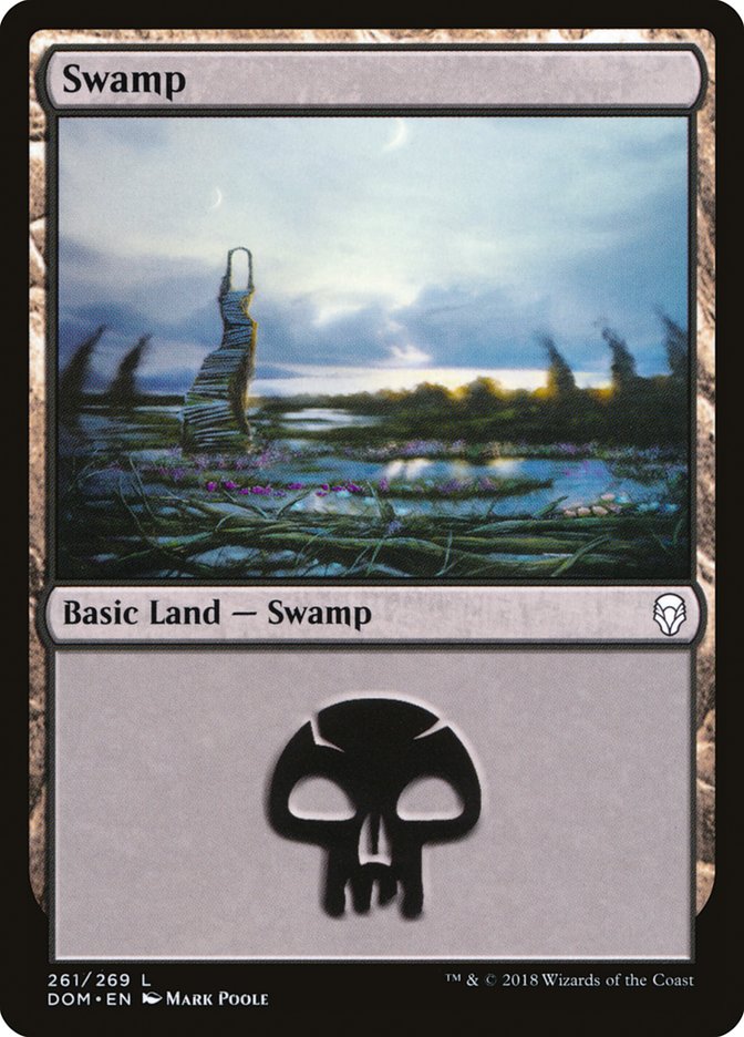 Swamp (261) [Dominaria] | Exor Games New Glasgow