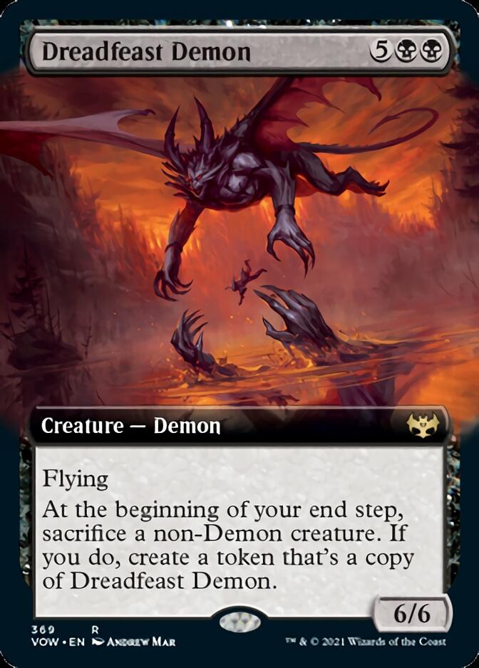 Dreadfeast Demon (Extended) [Innistrad: Crimson Vow] | Exor Games New Glasgow