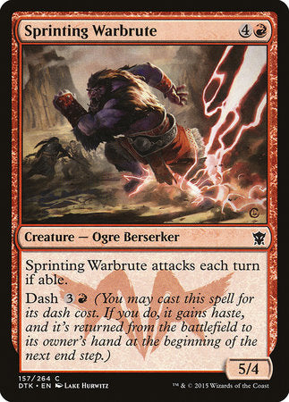 Sprinting Warbrute [Dragons of Tarkir] | Exor Games New Glasgow