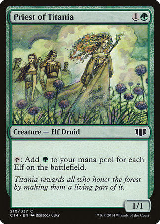 Priest of Titania [Commander 2014] | Exor Games New Glasgow