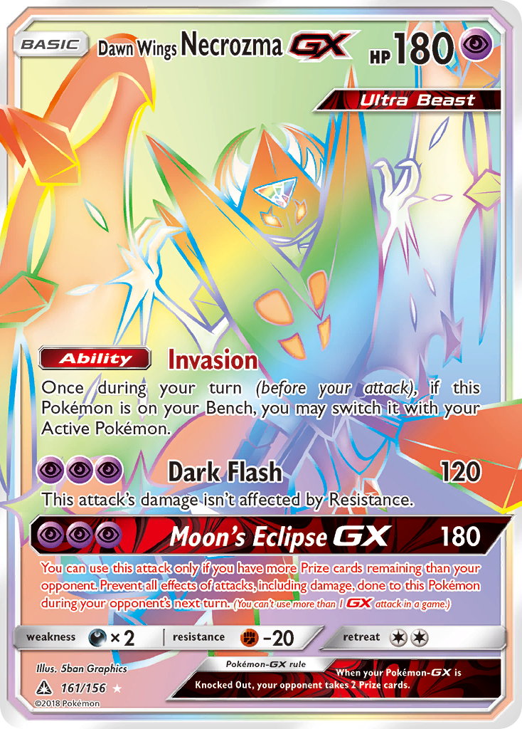 Dawn Wings Necrozma GX (161/156) [Sun & Moon: Ultra Prism] | Exor Games New Glasgow