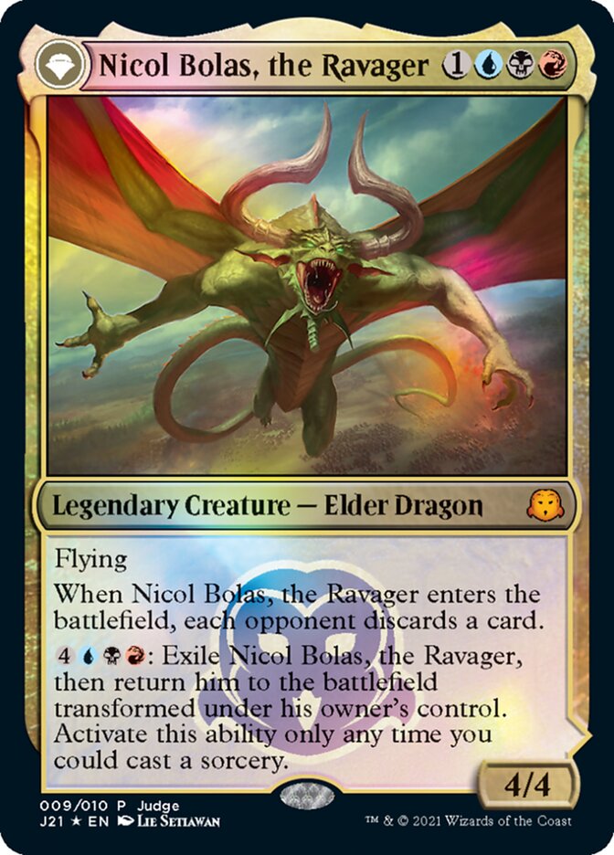 Nicol Bolas, the Ravager [Judge Gift Cards 2021] | Exor Games New Glasgow