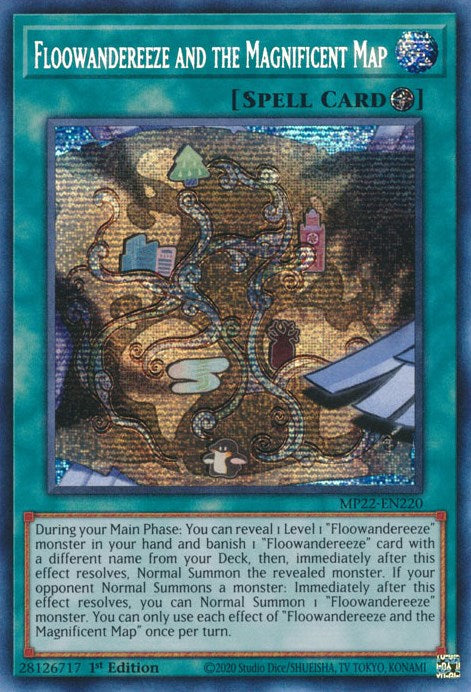 Floowandereeze and the Magnificent Map [MP22-EN220] Prismatic Secret Rare | Exor Games New Glasgow