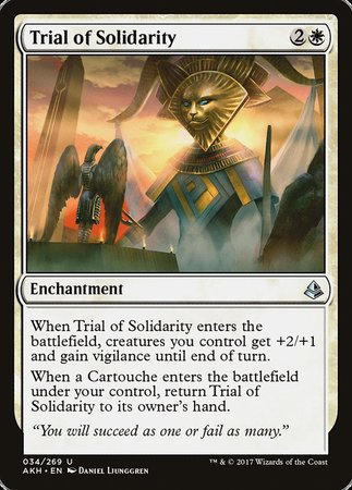 Trial of Solidarity [Amonkhet] | Exor Games New Glasgow