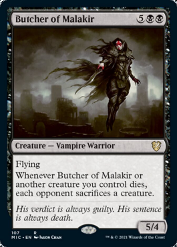 Butcher of Malakir [Innistrad: Midnight Hunt Commander] | Exor Games New Glasgow