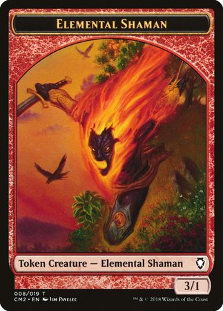 Elemental Shaman Token [Commander Anthology Volume II Tokens] | Exor Games New Glasgow