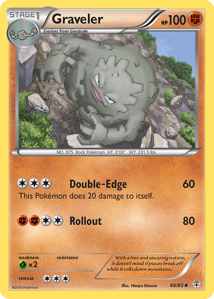 Graveler (44/83) [XY: Generations] | Exor Games New Glasgow