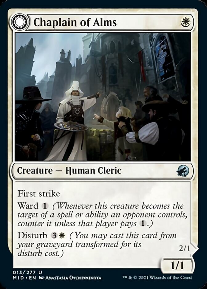 Chaplain of Alms // Chapel Shieldgeist [Innistrad: Midnight Hunt] | Exor Games New Glasgow