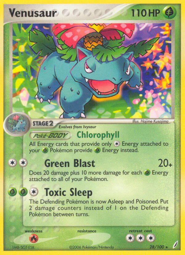 Venusaur (28/100) (Theme Deck Exclusive) [EX: Crystal Guardians] | Exor Games New Glasgow