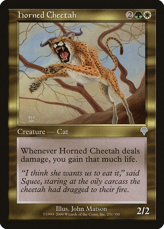 Horned Cheetah [Invasion] | Exor Games New Glasgow