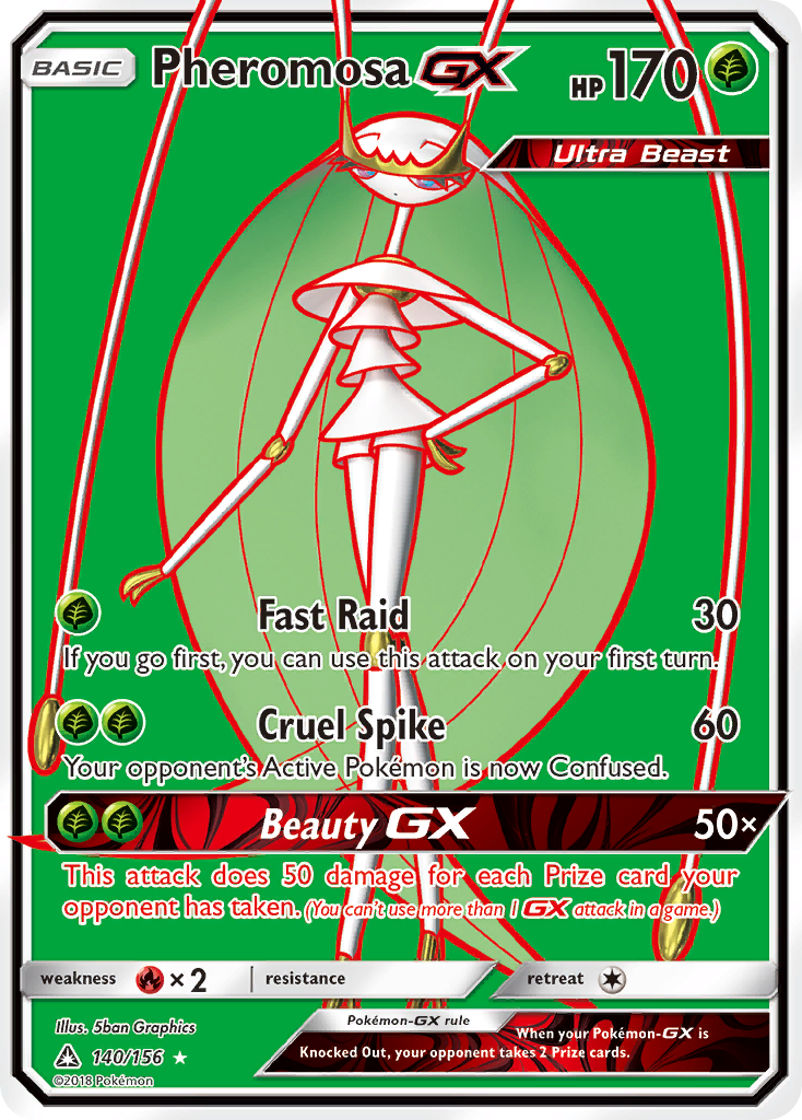 Pheromosa GX (140/156) [Sun & Moon: Ultra Prism] | Exor Games New Glasgow