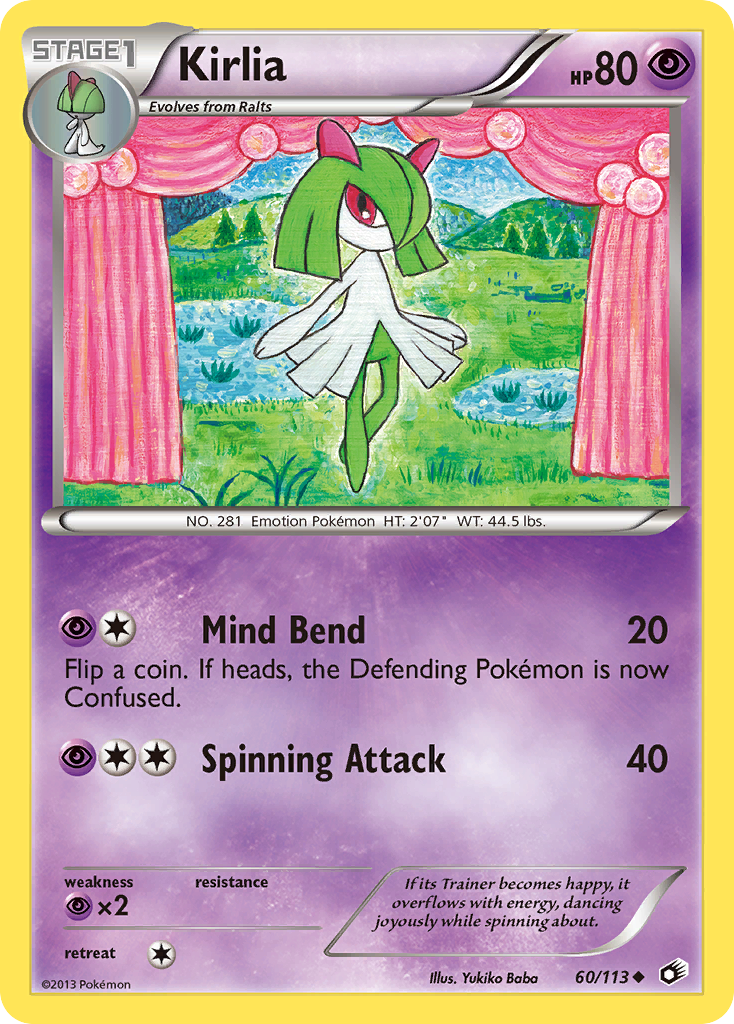 Kirlia (60/113) [Black & White: Legendary Treasures] | Exor Games New Glasgow