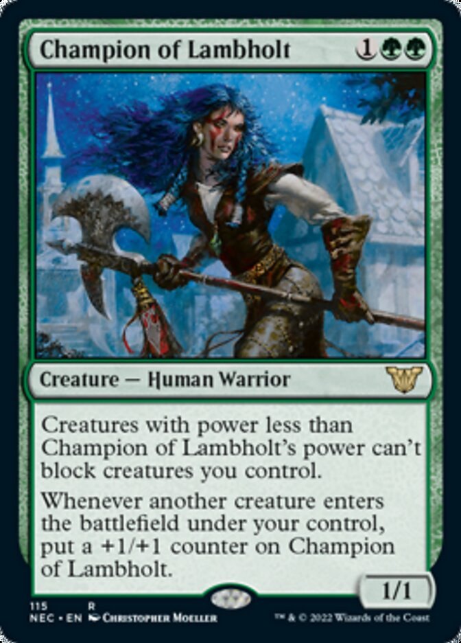 Champion of Lambholt [Kamigawa: Neon Dynasty Commander] | Exor Games New Glasgow
