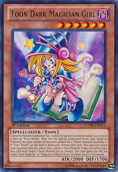 Toon Dark Magician Girl [LCYW-EN111] Rare | Exor Games New Glasgow