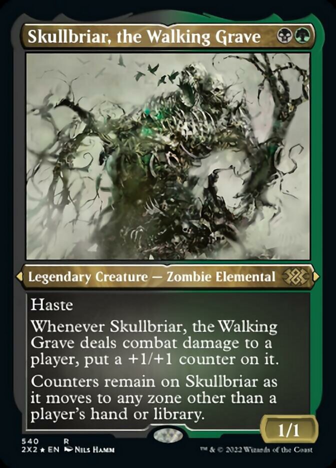 Skullbriar, the Walking Grave (Foil Etched) [Double Masters 2022] | Exor Games New Glasgow