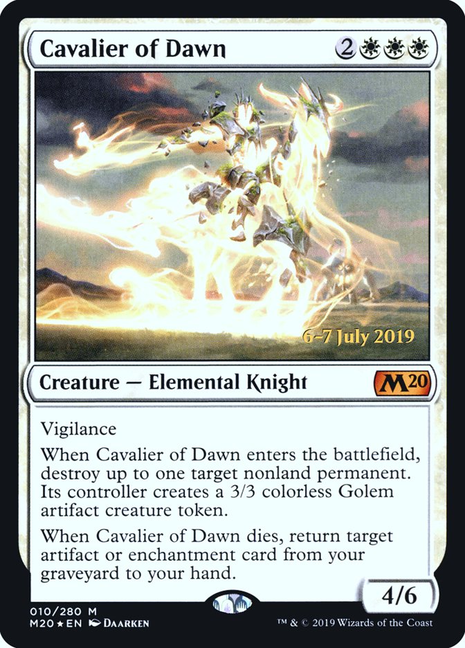 Cavalier of Dawn  [Core Set 2020 Prerelease Promos] | Exor Games New Glasgow