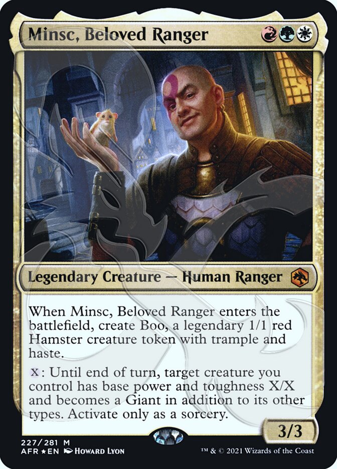 Minsc, Beloved Ranger (Ampersand Promo) [Dungeons & Dragons: Adventures in the Forgotten Realms Promos] | Exor Games New Glasgow