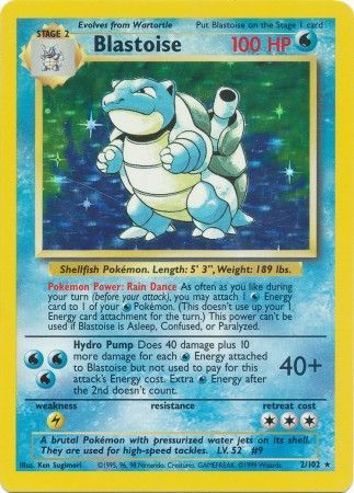 Blastoise (2/102) [Base Set Unlimited] | Exor Games New Glasgow