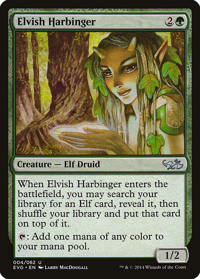 Elvish Harbinger (Elves vs. Goblins) [Duel Decks Anthology] | Exor Games New Glasgow