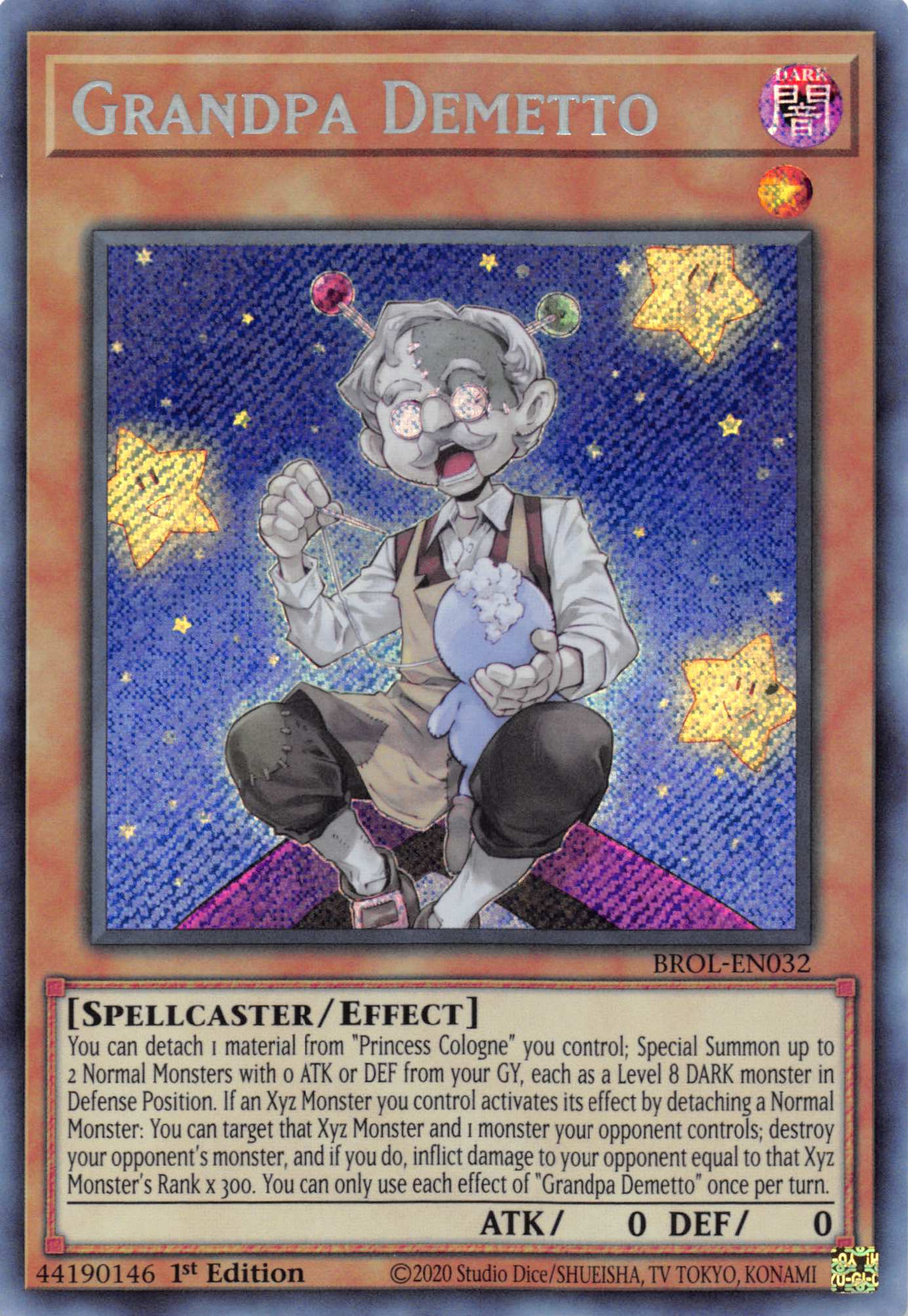 Grandpa Demetto [BROL-EN032] Secret Rare | Exor Games New Glasgow