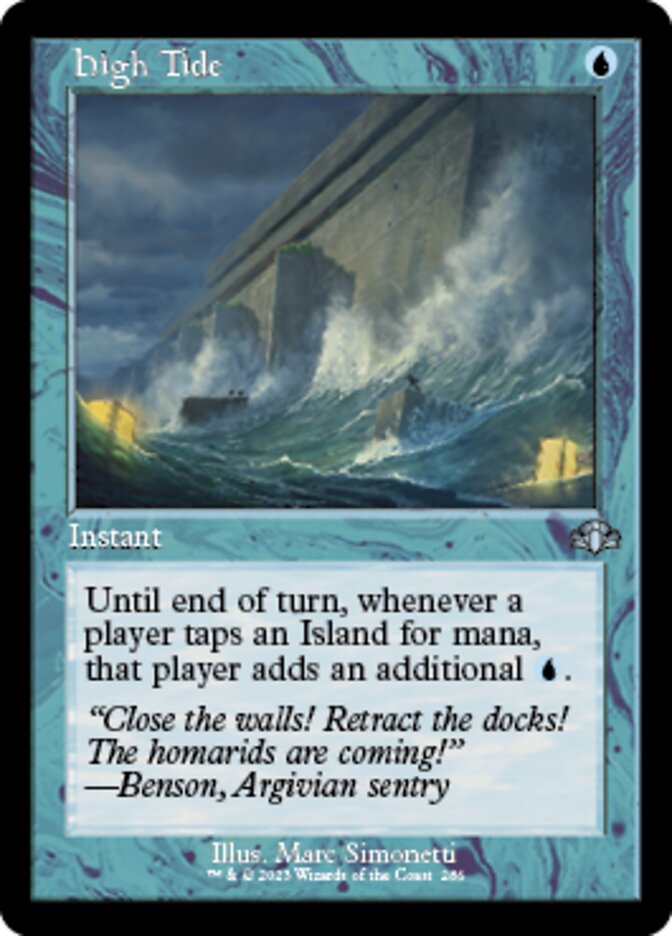 High Tide (Retro) [Dominaria Remastered] | Exor Games New Glasgow