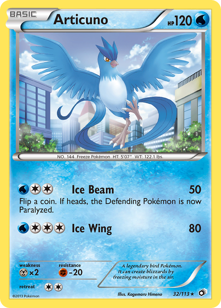 Articuno (32/113) [Black & White: Legendary Treasures] | Exor Games New Glasgow