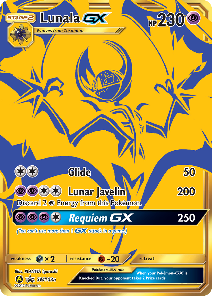 Lunala GX (SM103a) [Sun & Moon: Black Star Promos] | Exor Games New Glasgow