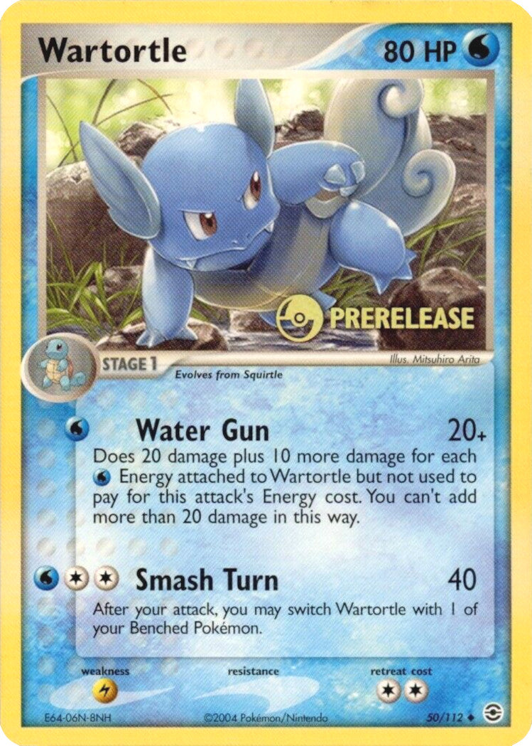 Wartortle (50/112) (Prerelease) [EX: FireRed & LeafGreen] | Exor Games New Glasgow