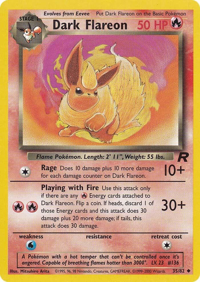 Dark Flareon (35/82) [Team Rocket Unlimited] | Exor Games New Glasgow