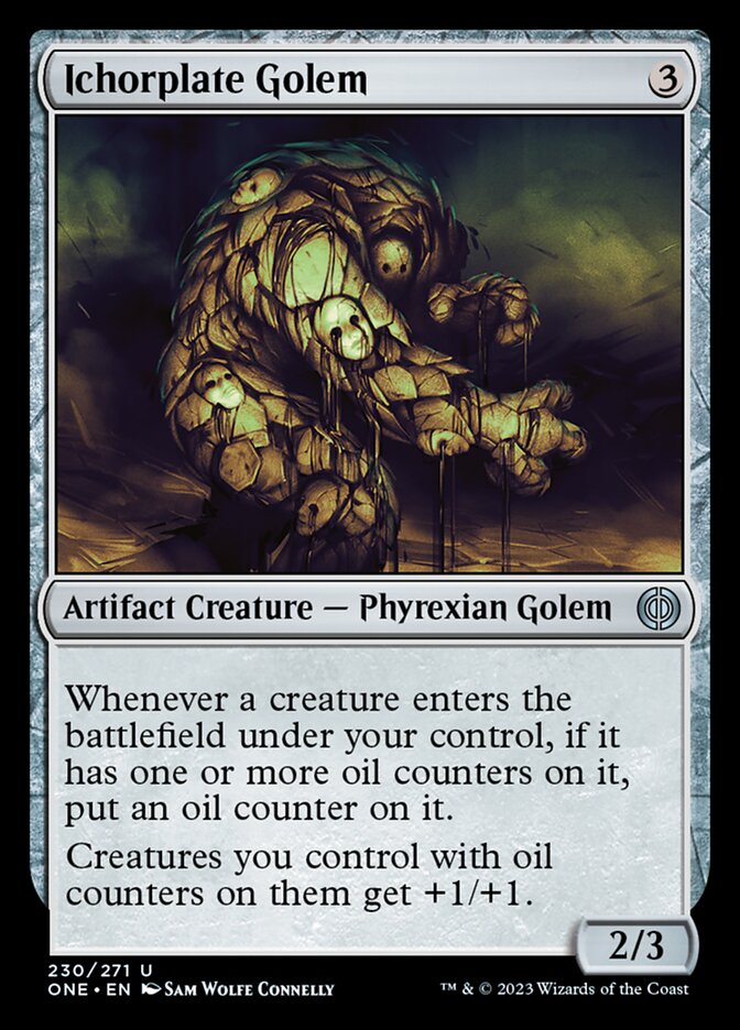 Ichorplate Golem [Phyrexia: All Will Be One] | Exor Games New Glasgow