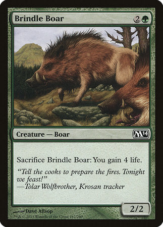 Brindle Boar [Magic 2014] | Exor Games New Glasgow