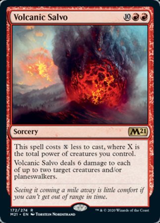 Volcanic Salvo [Core Set 2021] | Exor Games New Glasgow