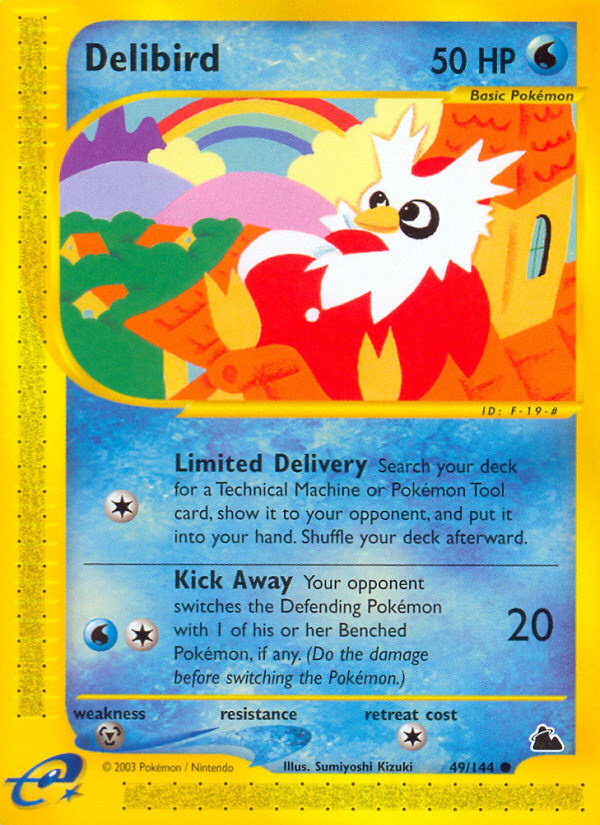 Delibird (49/144) [Skyridge] | Exor Games New Glasgow