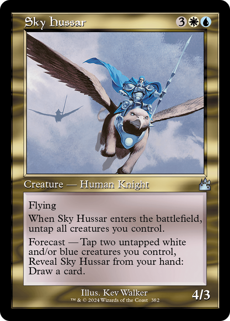 Sky Hussar (Retro Frame) [Ravnica Remastered] | Exor Games New Glasgow