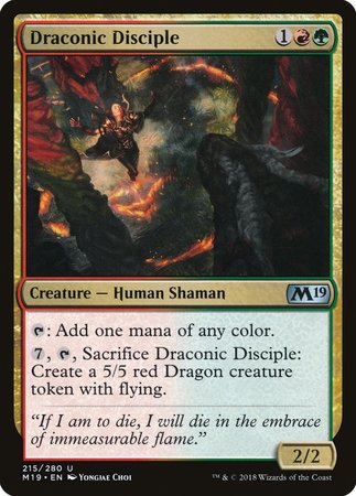 Draconic Disciple [Core Set 2019] | Exor Games New Glasgow