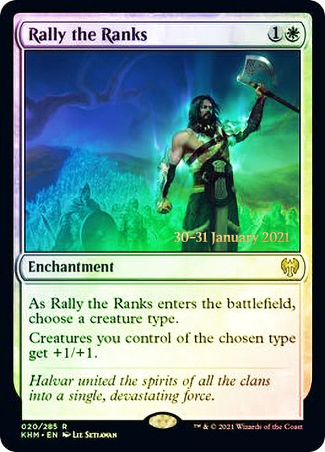 Rally the Ranks  [Kaldheim Prerelease Promos] | Exor Games New Glasgow