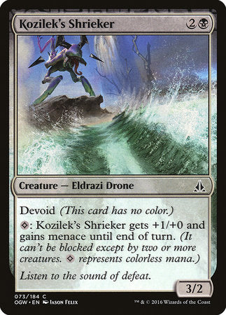 Kozilek's Shrieker [Oath of the Gatewatch] | Exor Games New Glasgow