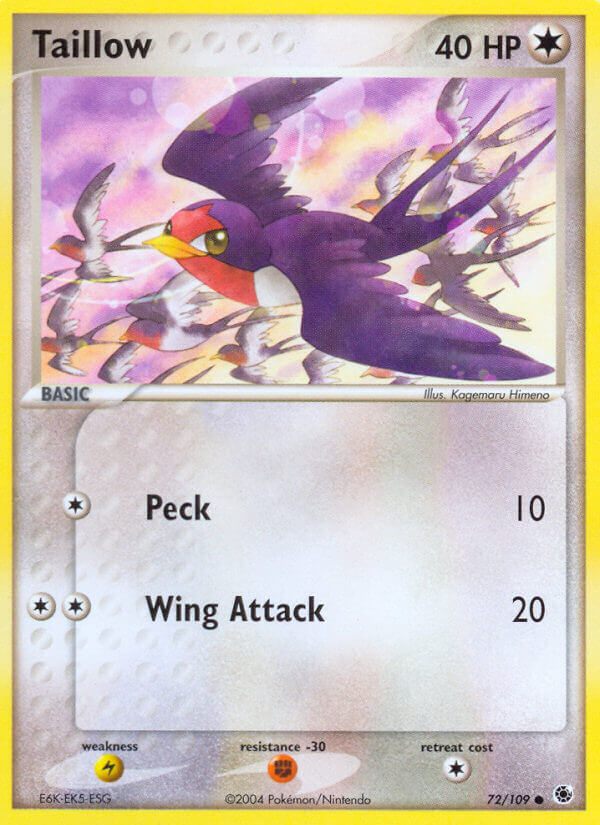 Taillow (72/109) [EX: Battle Stadium] | Exor Games New Glasgow