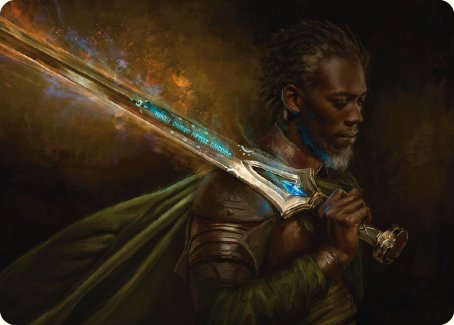 Anduril, Flame of the West Art Card [The Lord of the Rings: Tales of Middle-earth Art Series] | Exor Games New Glasgow