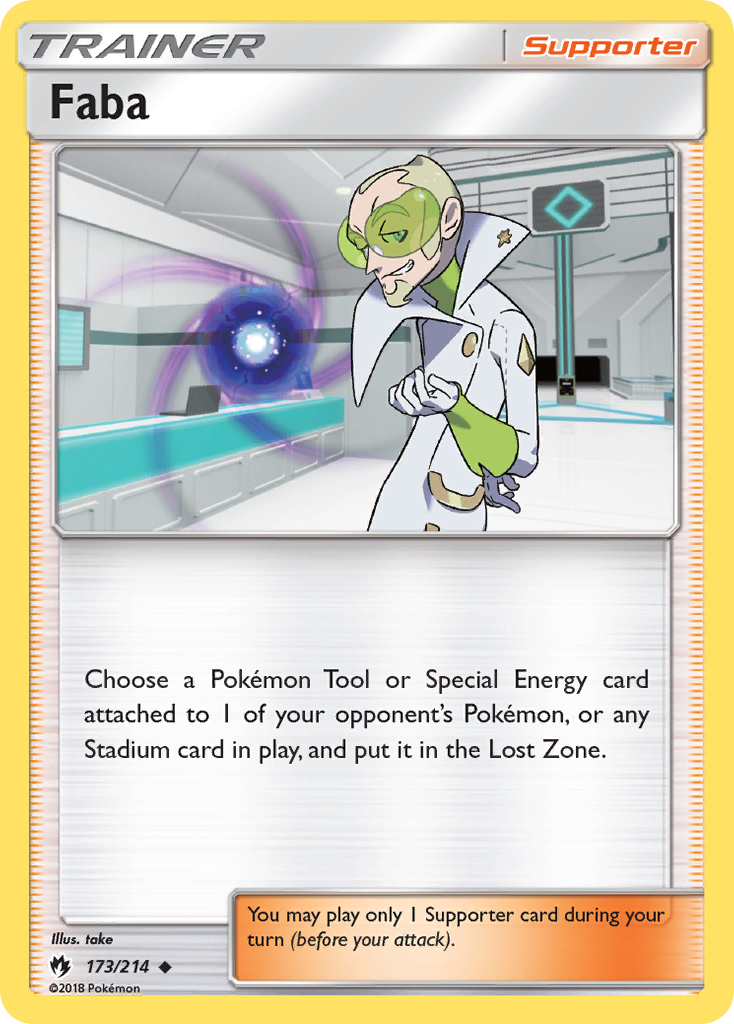 Faba (173/214) [Sun & Moon: Lost Thunder] | Exor Games New Glasgow