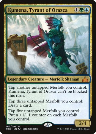 Kumena, Tyrant of Orazca [Rivals of Ixalan] | Exor Games New Glasgow