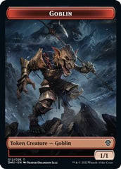 Zombie Knight // Goblin Double-sided Token [Dominaria United Commander Tokens] | Exor Games New Glasgow
