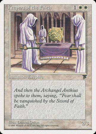 Keepers of the Faith [Chronicles] | Exor Games New Glasgow