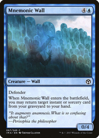 Mnemonic Wall [Iconic Masters] | Exor Games New Glasgow