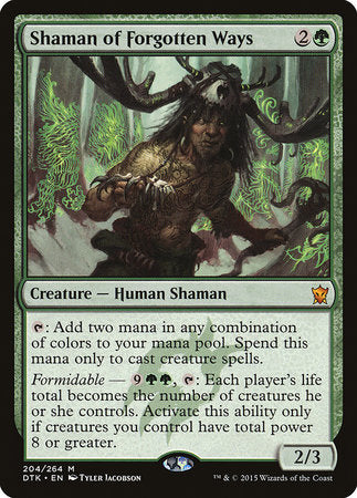 Shaman of Forgotten Ways [Dragons of Tarkir] | Exor Games New Glasgow