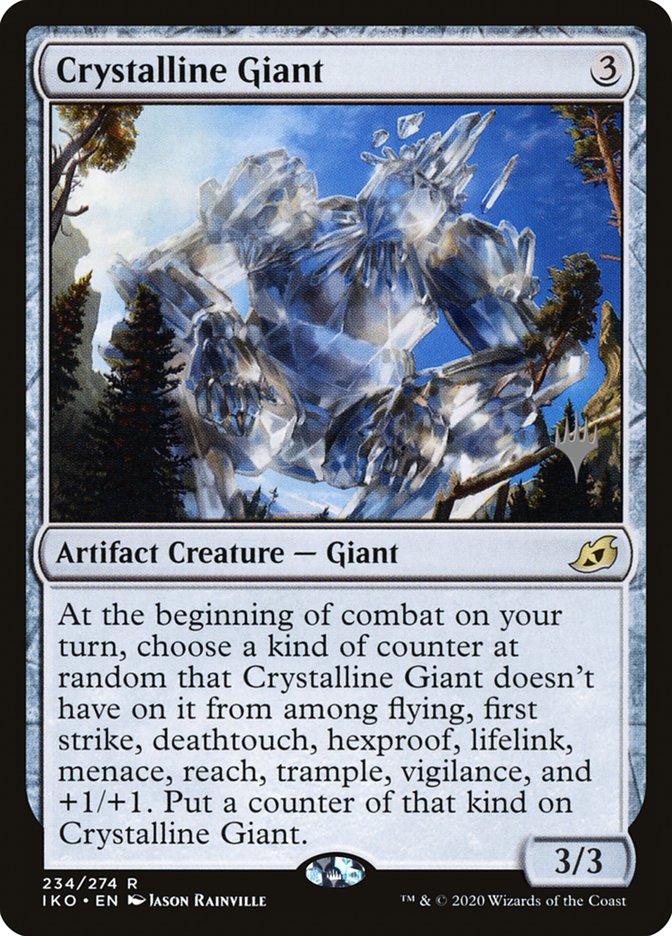 Crystalline Giant (Promo Pack) [Ikoria: Lair of Behemoths Promos] | Exor Games New Glasgow