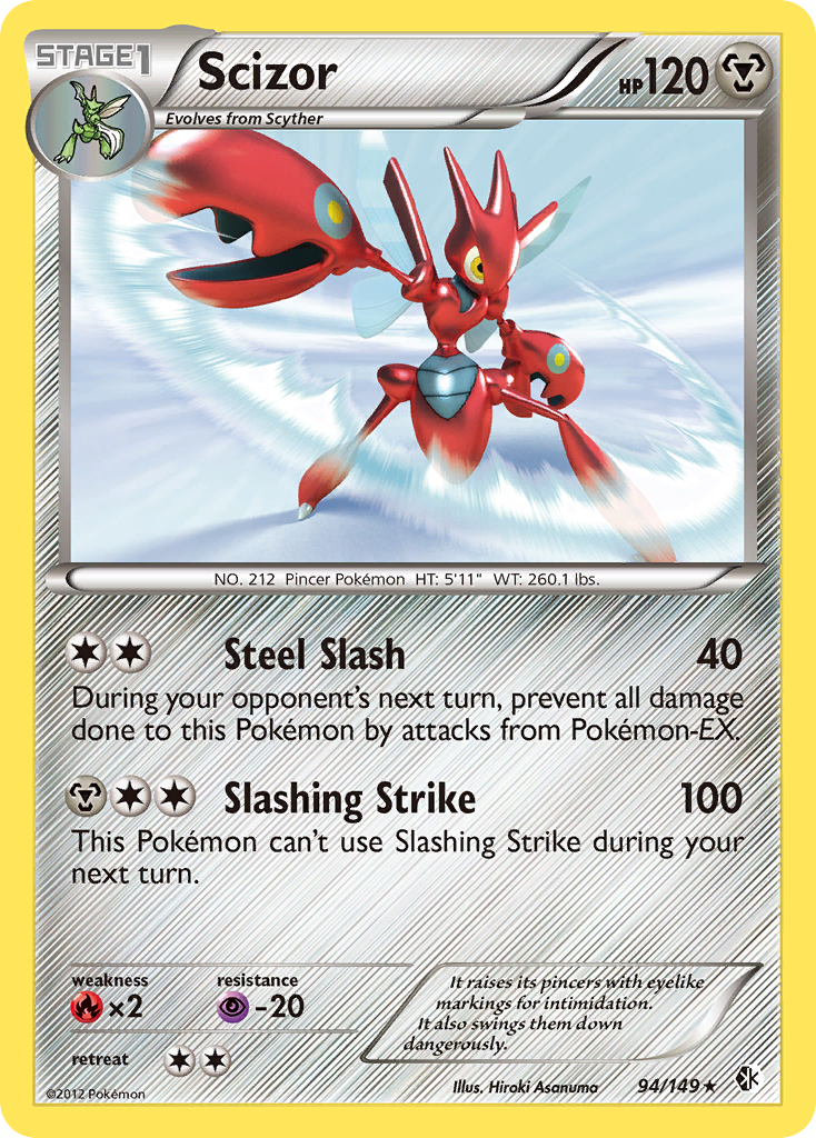 Scizor (94/149) [Black & White: Boundaries Crossed] | Exor Games New Glasgow