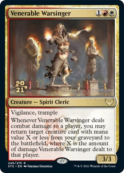 Venerable Warsinger [Strixhaven: School of Mages Prerelease Promos] | Exor Games New Glasgow