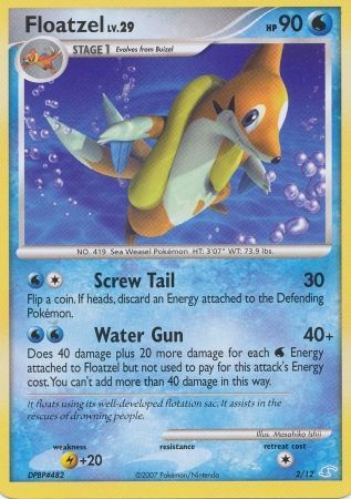 Floatzel (2/12) [Diamond & Pearl: Trainer Kit - Manaphy] | Exor Games New Glasgow